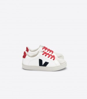 VEJA ESPLAR LACES LEATHER WHITE NAUTICO PEKIN | VJ24846