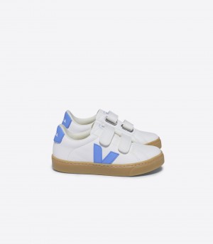 VEJA ESPLAR LEATHER WHITE AQUA NATURAL | VJ24838