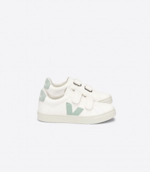 VEJA ESPLAR LEATHER WHITE MATCHA | VJ24857