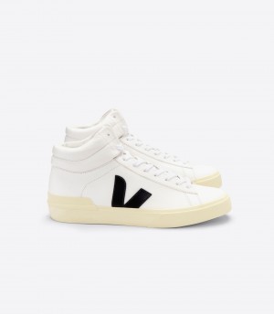 VEJA MINOTAUR LEATHER WHITE BLACK BUTTER | VJ24324