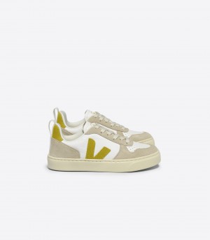 VEJA V-10 LACES WHITE LIQUOR ALMOND | VJ24875