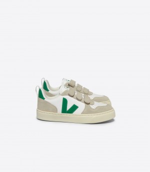 VEJA V-10 LEATHER WHITE EMERAUDE | VJ24865