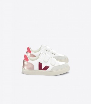 VEJA V-12 LEATHER WHITE MULTICO NACRE | VJ24862