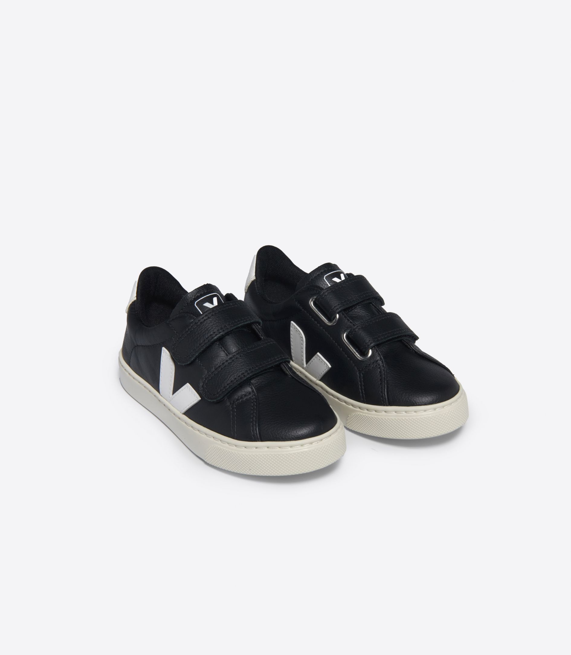 VEJA ESPLAR LEATHER BLACK WHITE | VJ24803