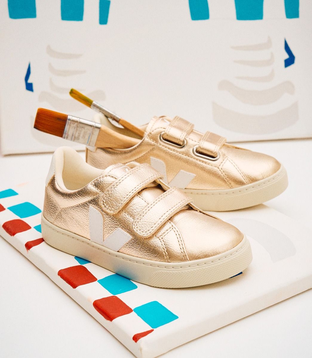 VEJA ESPLAR LEATHER PLATINE WHITE | VJ24894