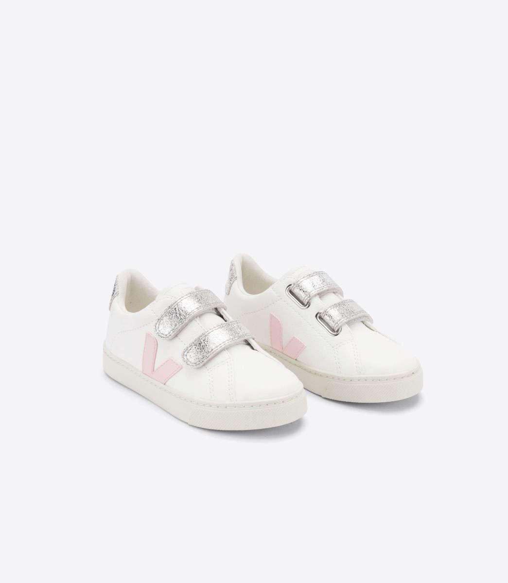 VEJA ESPLAR LEATHER WHITE PETALE SILVER | VJ24896