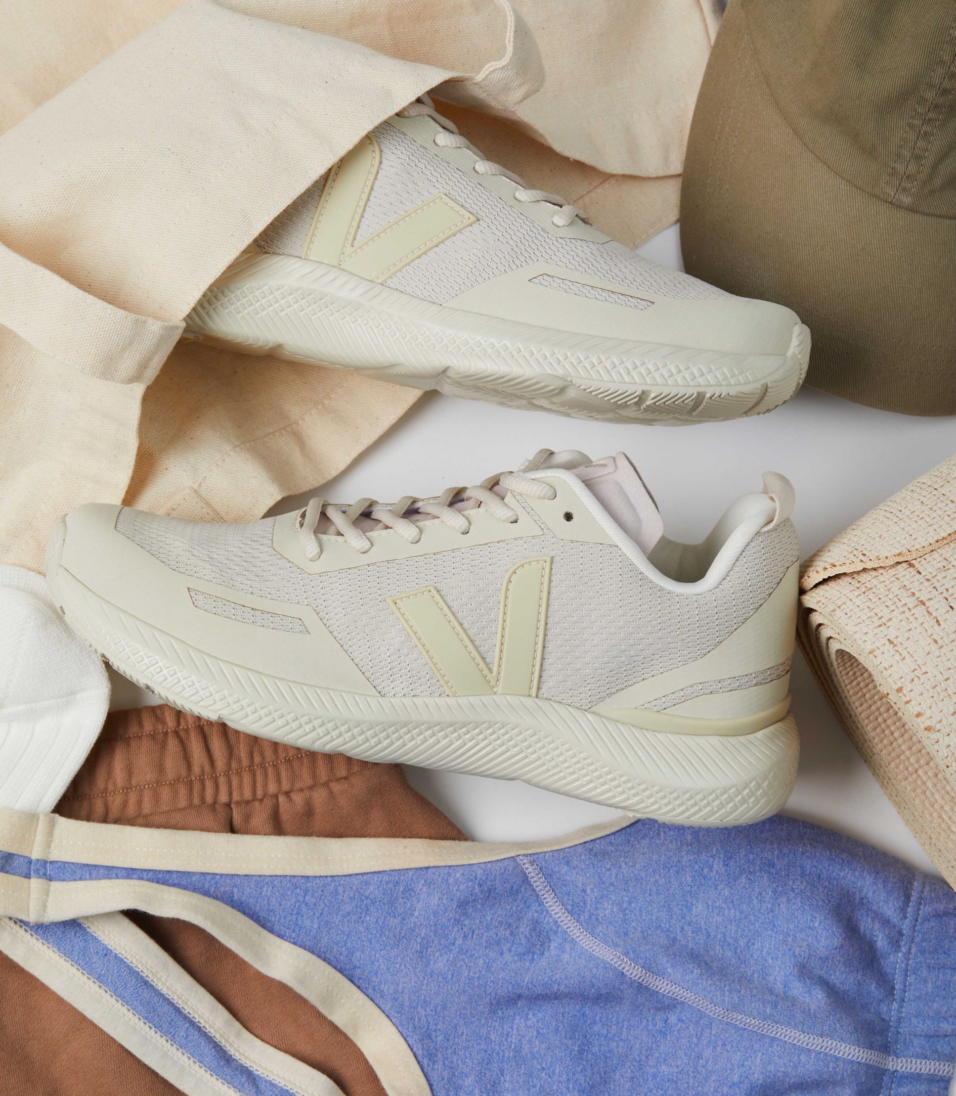 VEJA IMPALA ENGINEERED-MESH NATURAL PIERRE | VJ24778