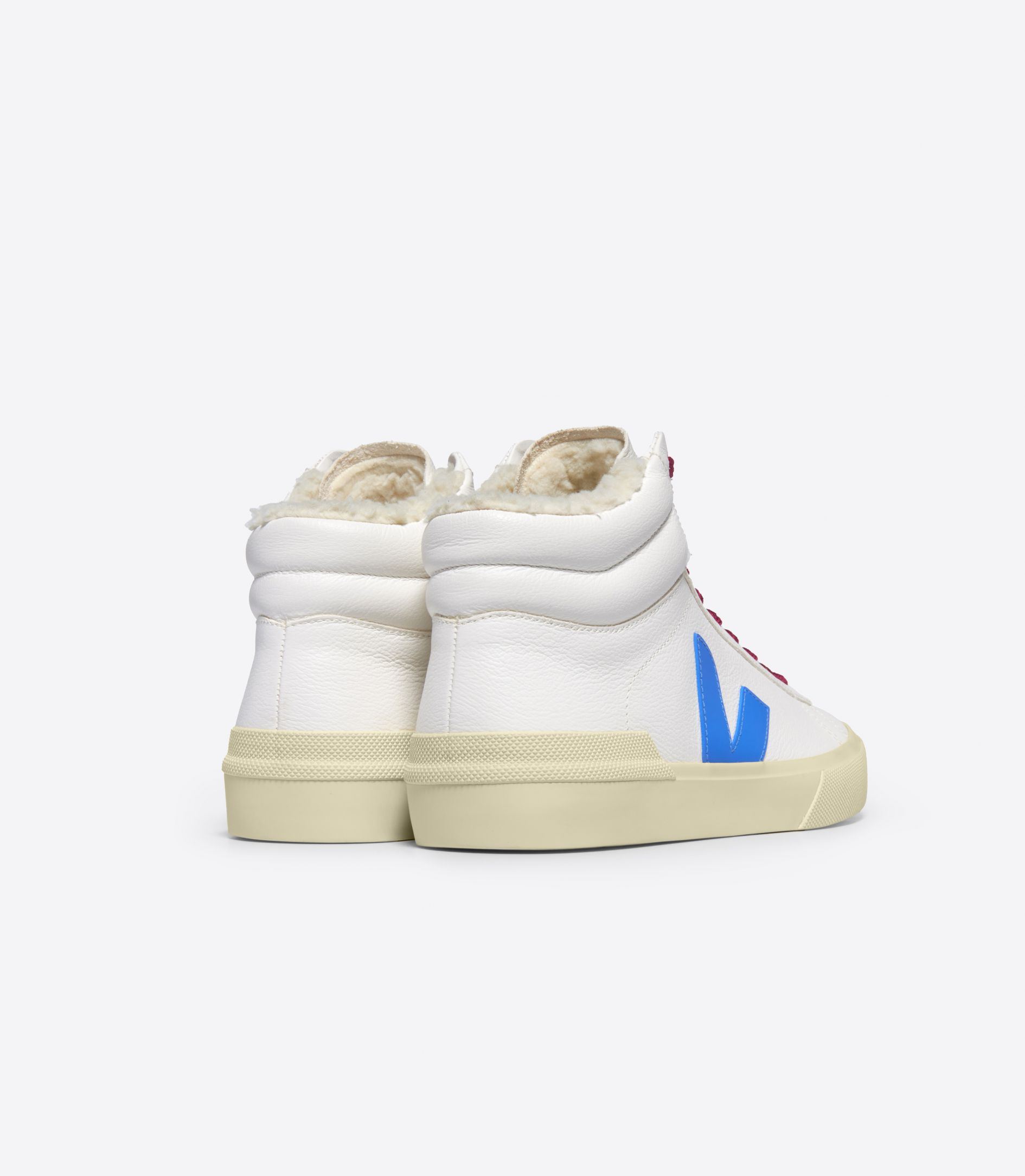 VEJA MINOTAUR FURED LEATHER WHITE EGEE | VJ24653