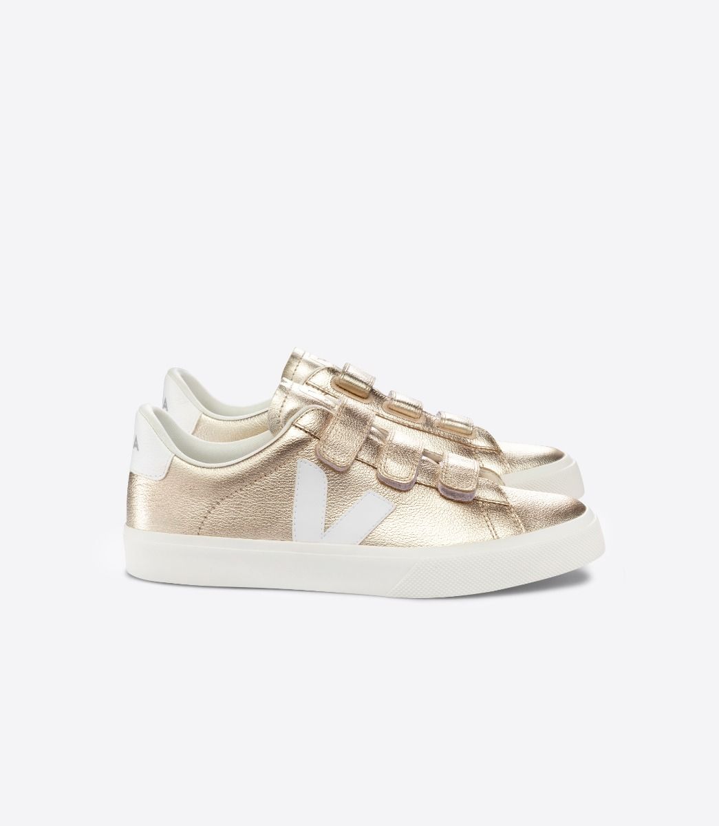 VEJA RECIFE LEATHER PLATINE WHITE | VJ24606