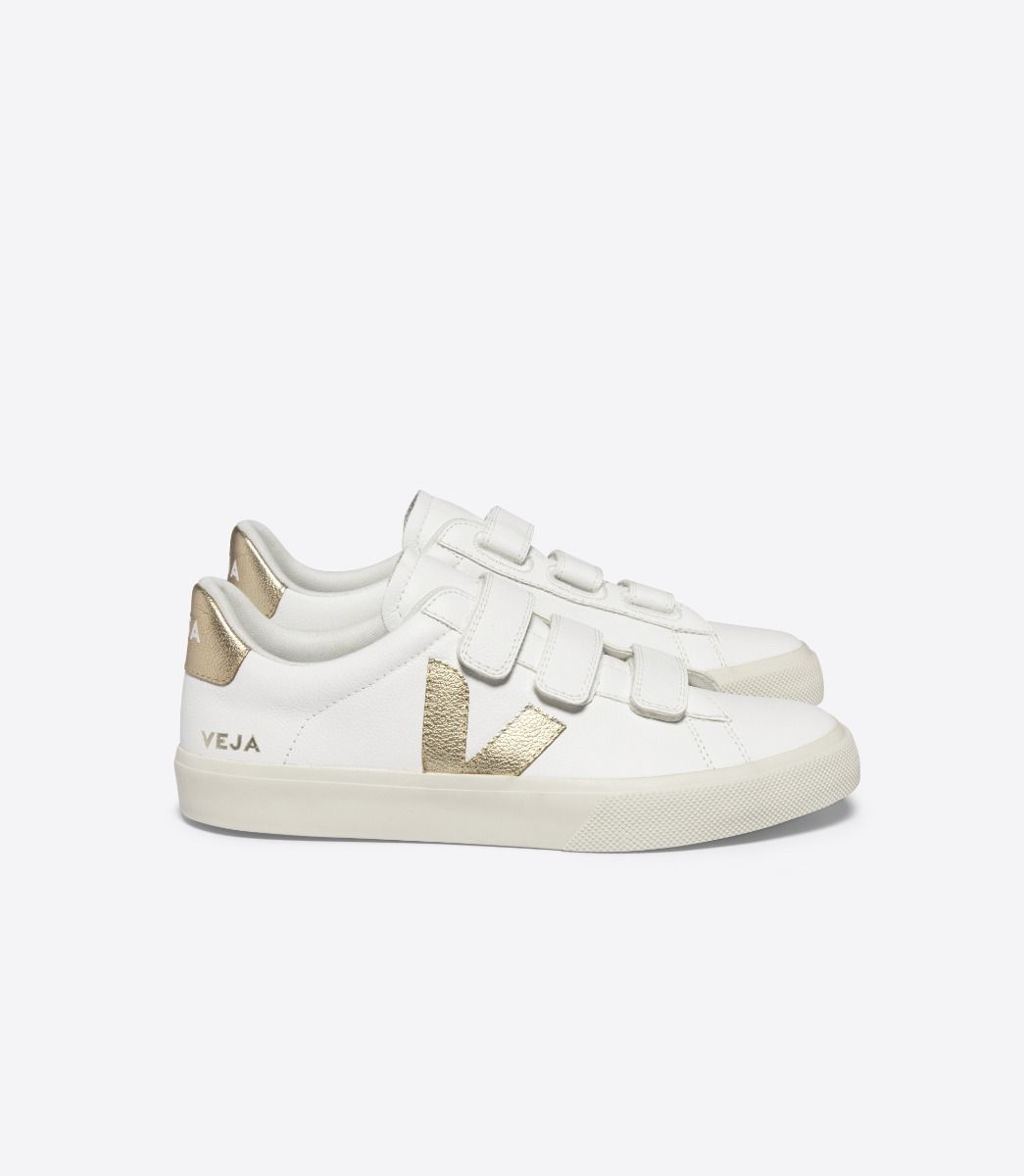 VEJA RECIFE LEATHER WHITE PLATINE | VJ24610