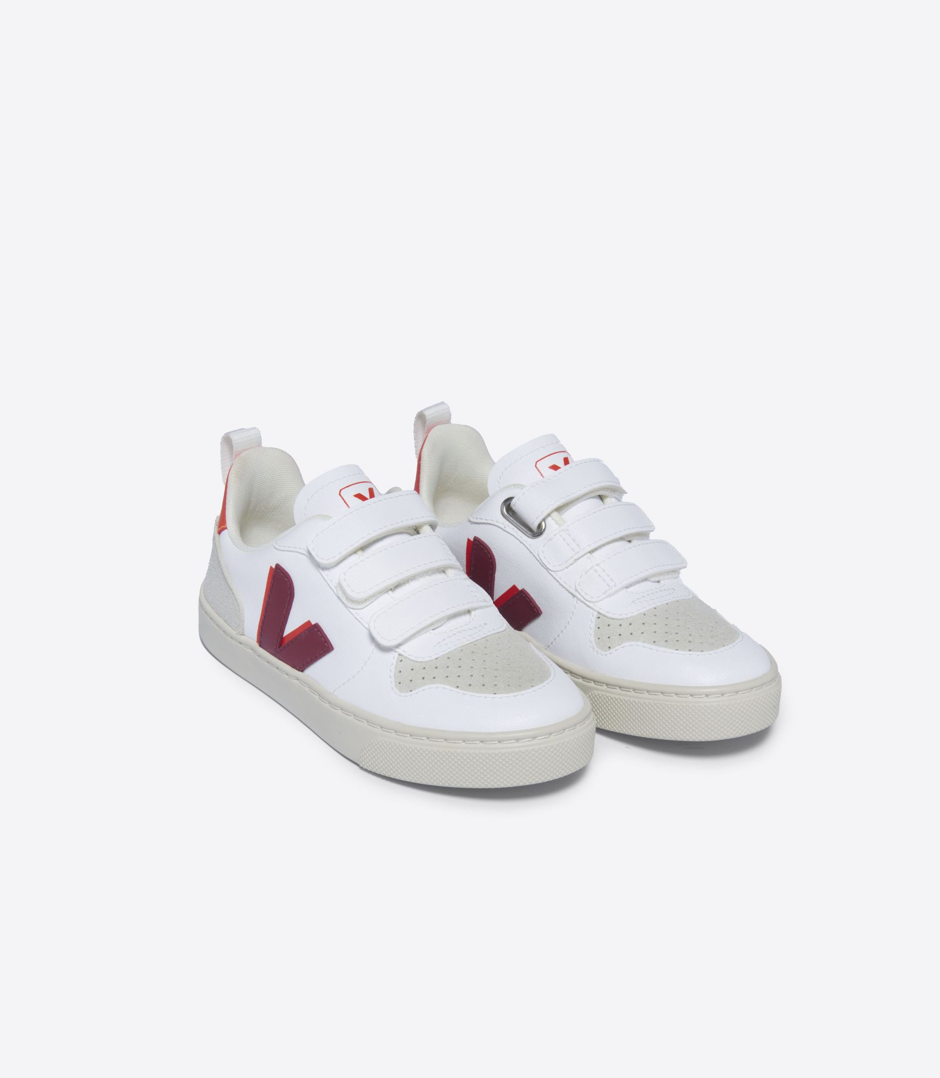 VEJA V-10 CWL WHITE MARSALA ORANGE FLUO | VJ24845