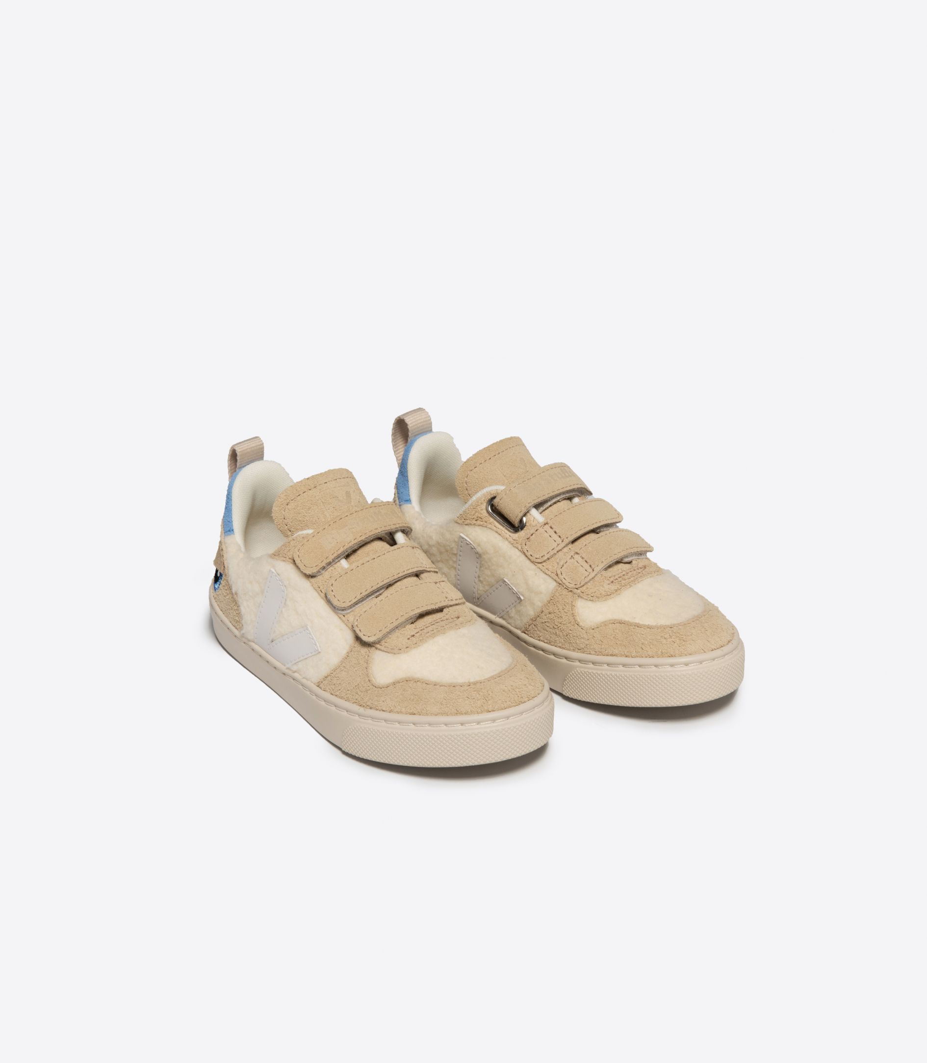 VEJA V-10 FLEECE VEJA X BIGSTUFFED PURE WHITE | VJ24898