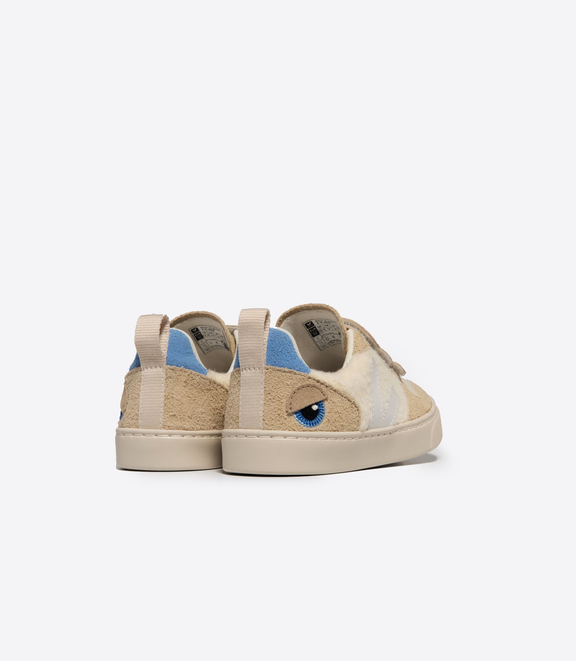 VEJA V-10 FLEECE VEJA X BIGSTUFFED PURE WHITE | VJ24898