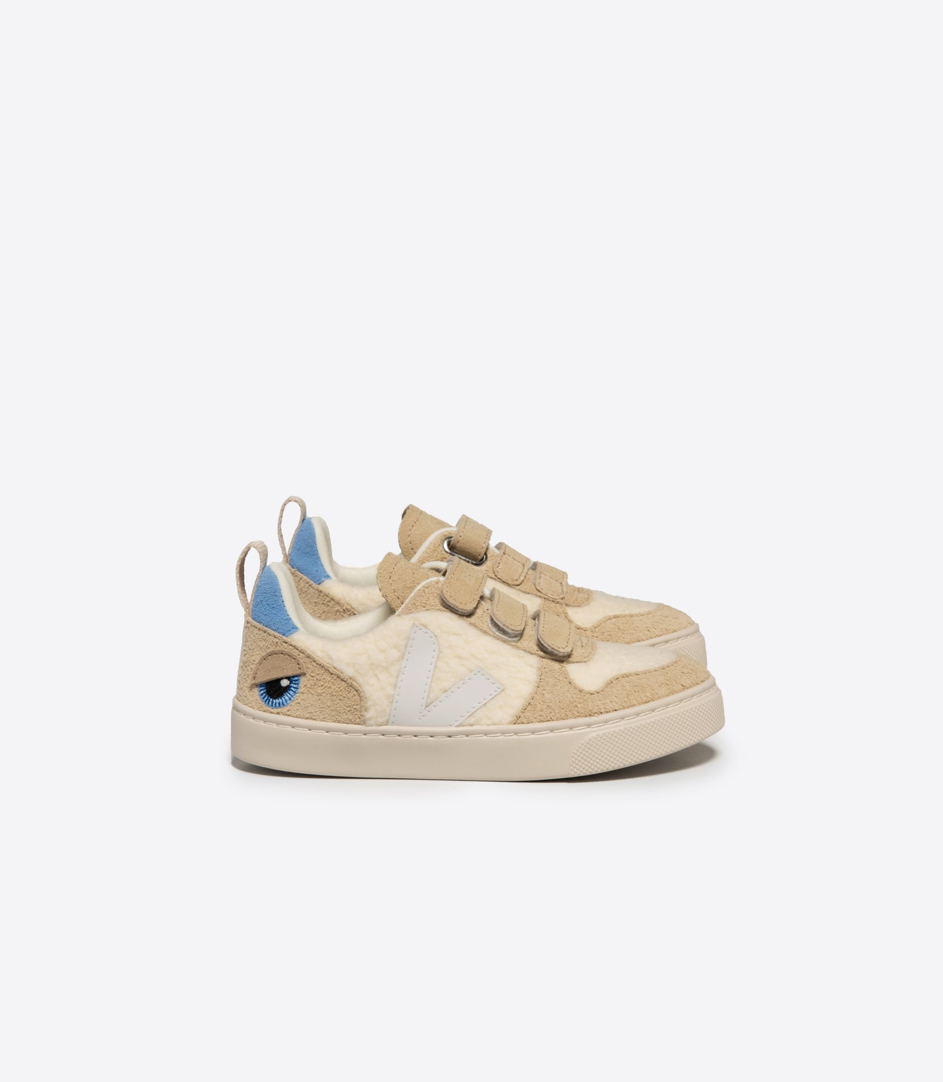 VEJA V-10 FLEECE VEJA X BIGSTUFFED PURE WHITE | VJ24898