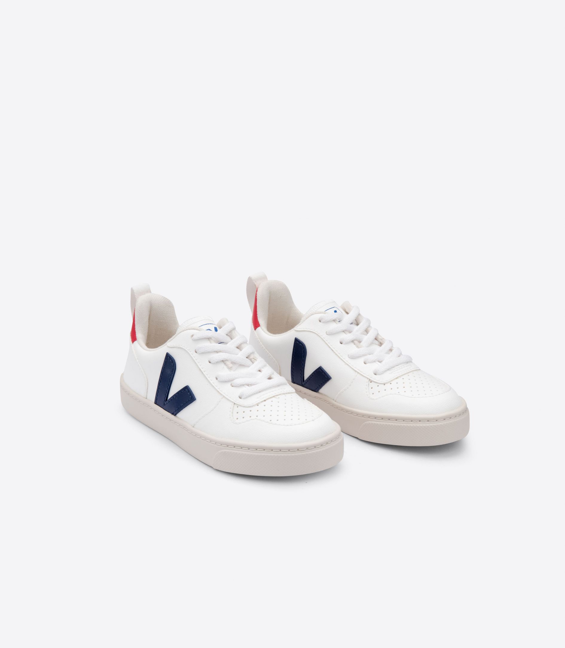 VEJA V-10 LACES CWL WHITE COBALT PEKIN | VJ24858