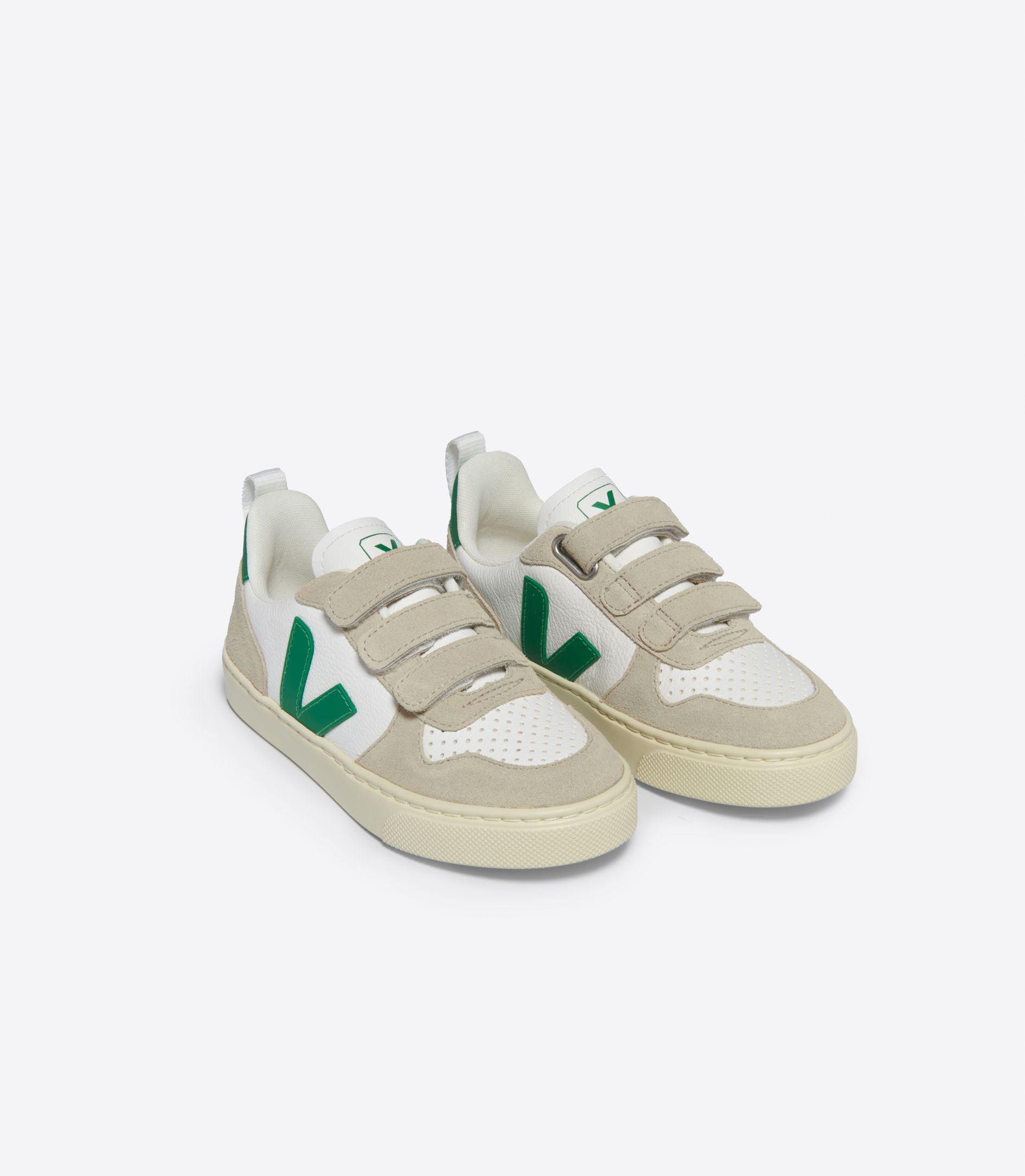 VEJA V-10 LEATHER WHITE EMERAUDE | VJ24865