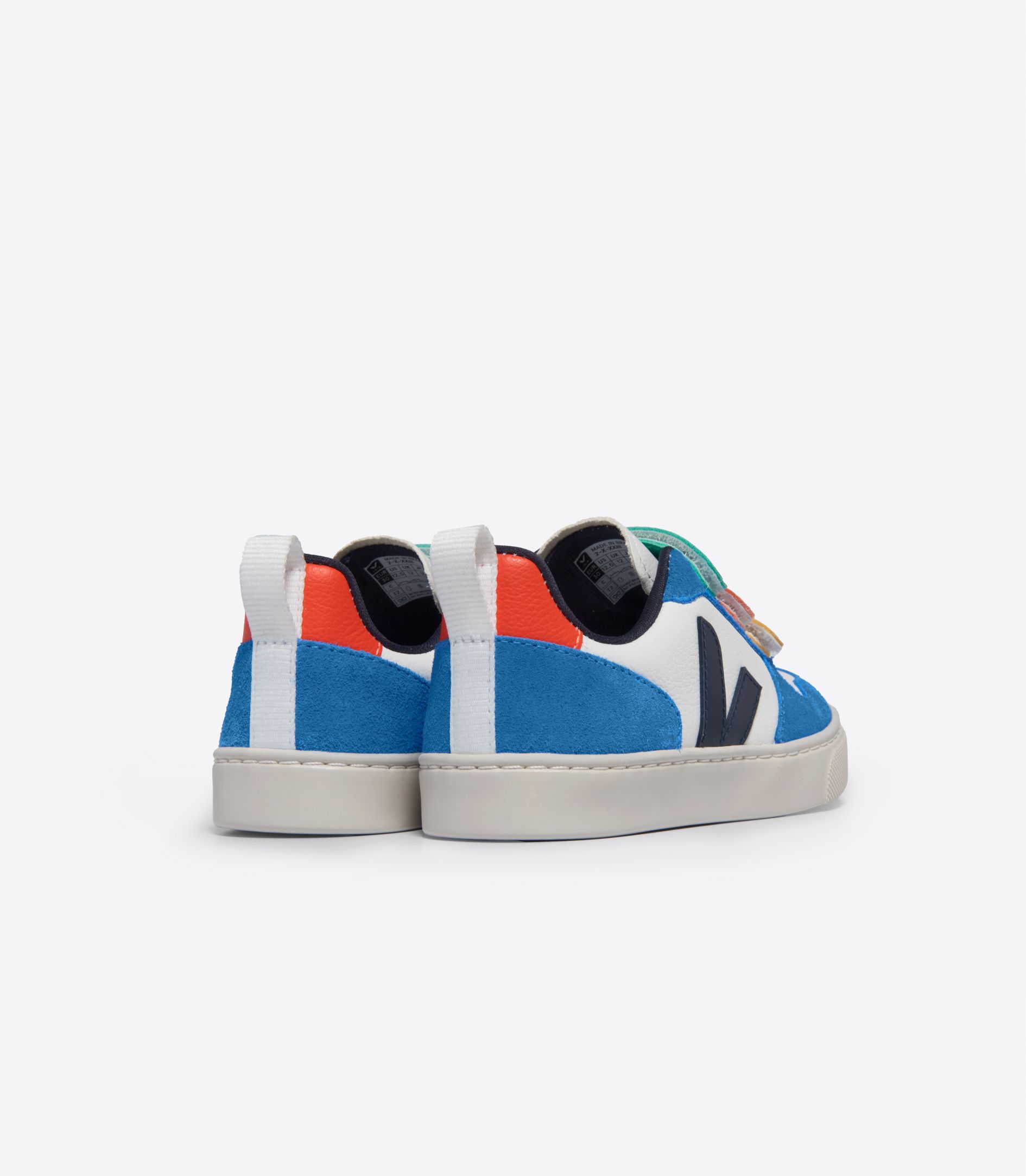 VEJA V-10 LEATHER WHITE MULTICO NAUTICO | VJ24823