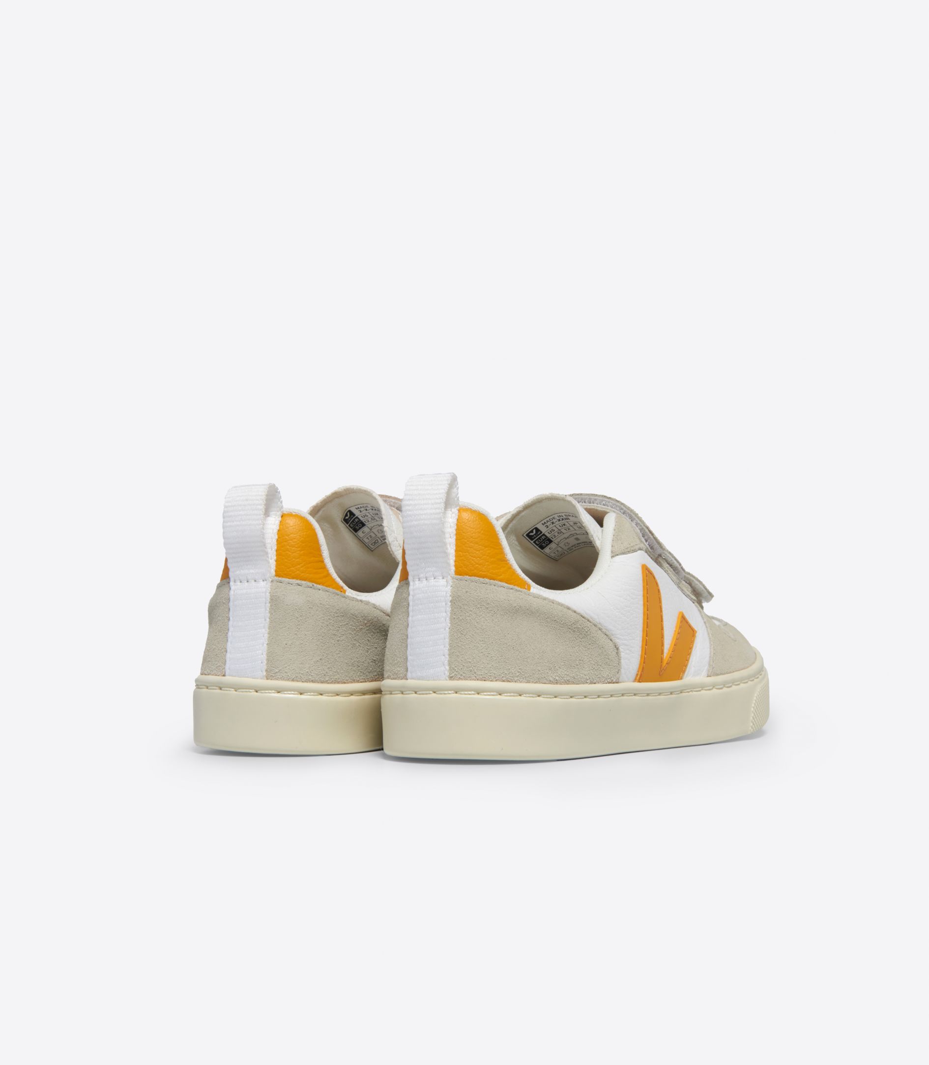 VEJA V-10 LEATHER WHITE OURO | VJ24866