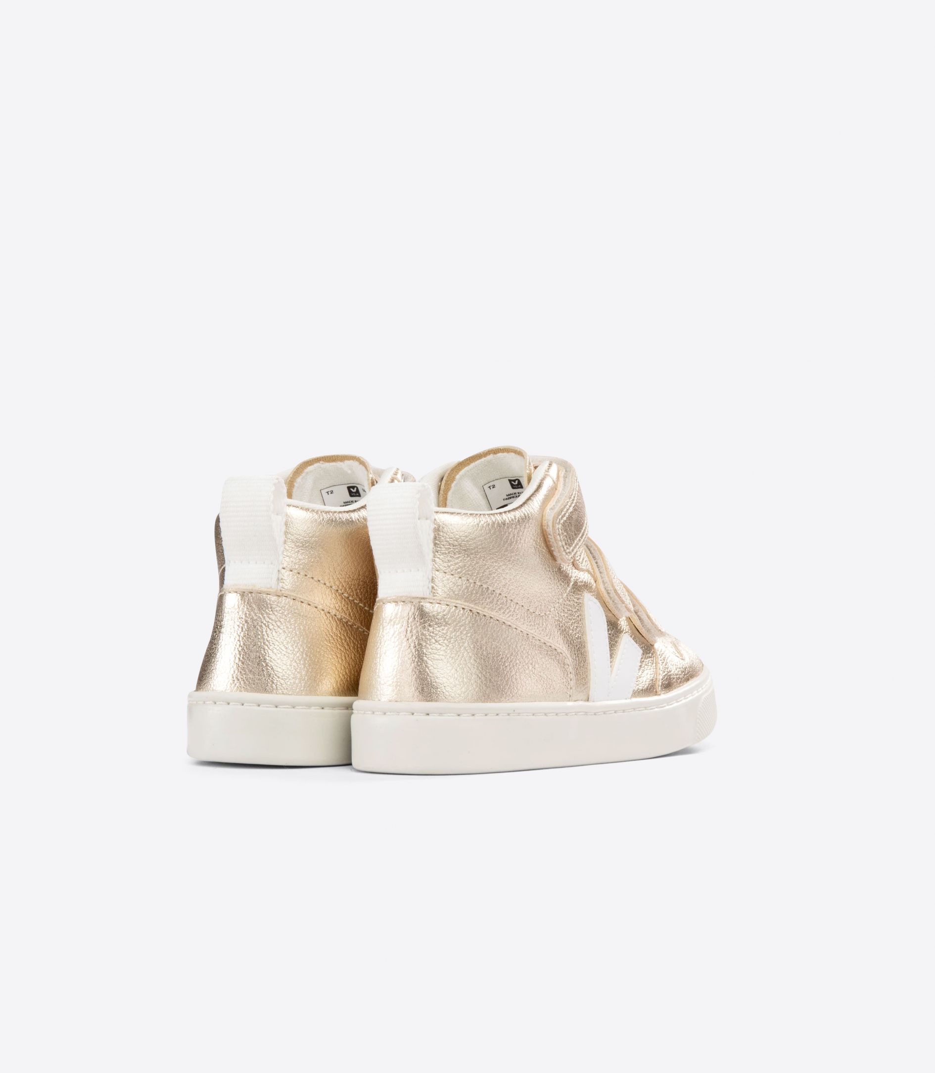 VEJA V-10 MID LEATHER PLATINE WHITE | VJ24867