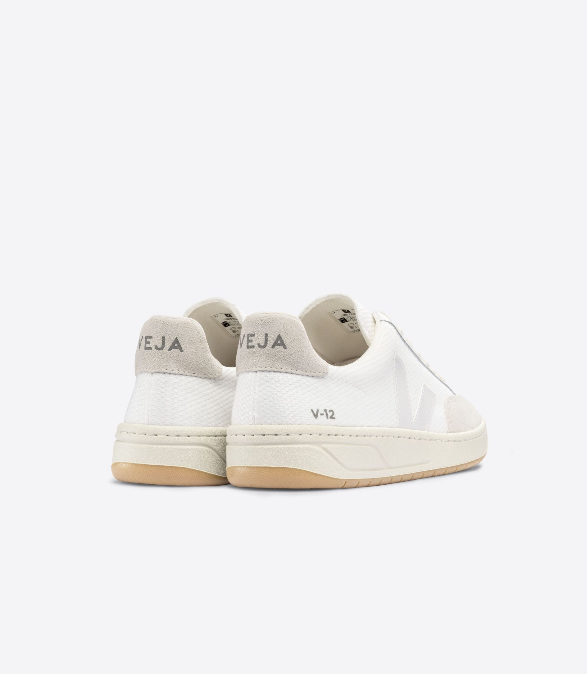 VEJA V-12 B-MESH WHITE NATURAL | VJ24584