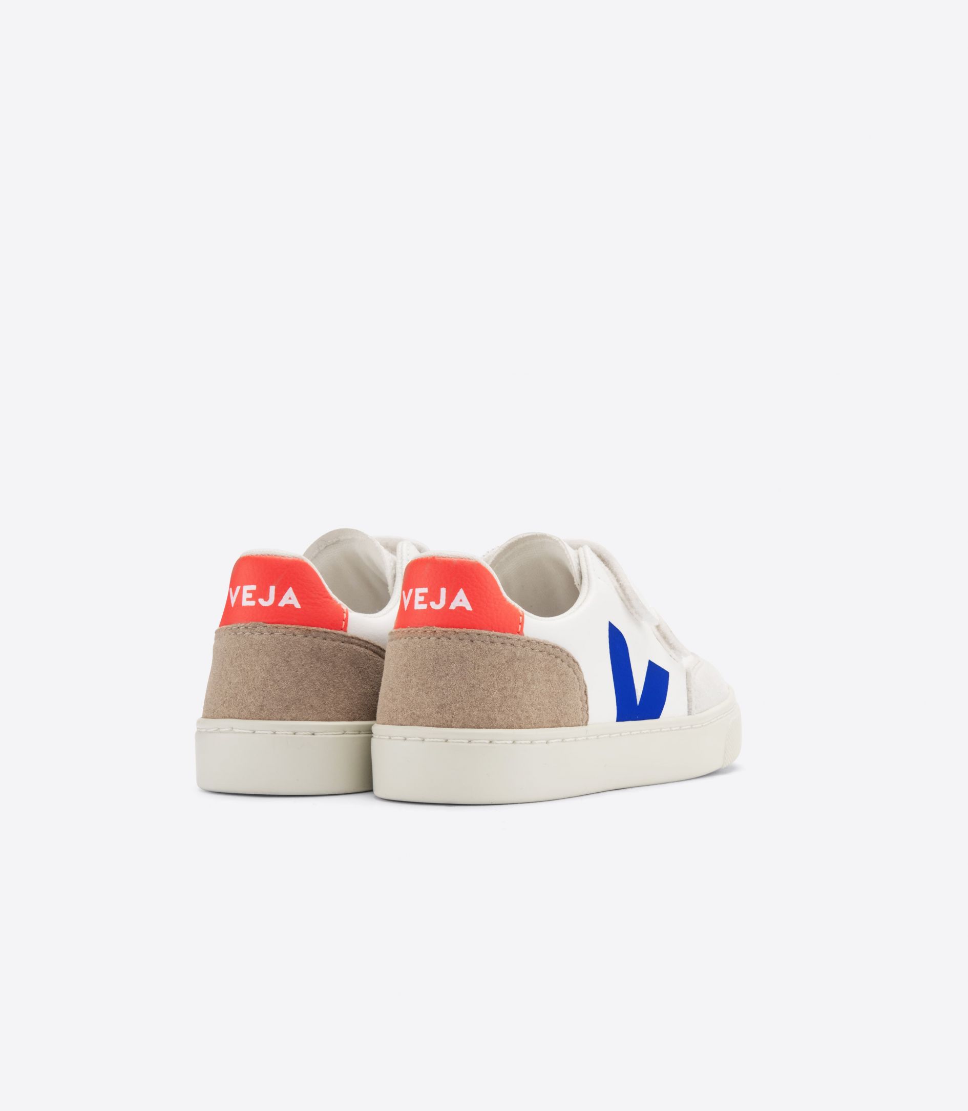 VEJA V-12 LEATHER WHITE MULTICO MIEL | VJ24885