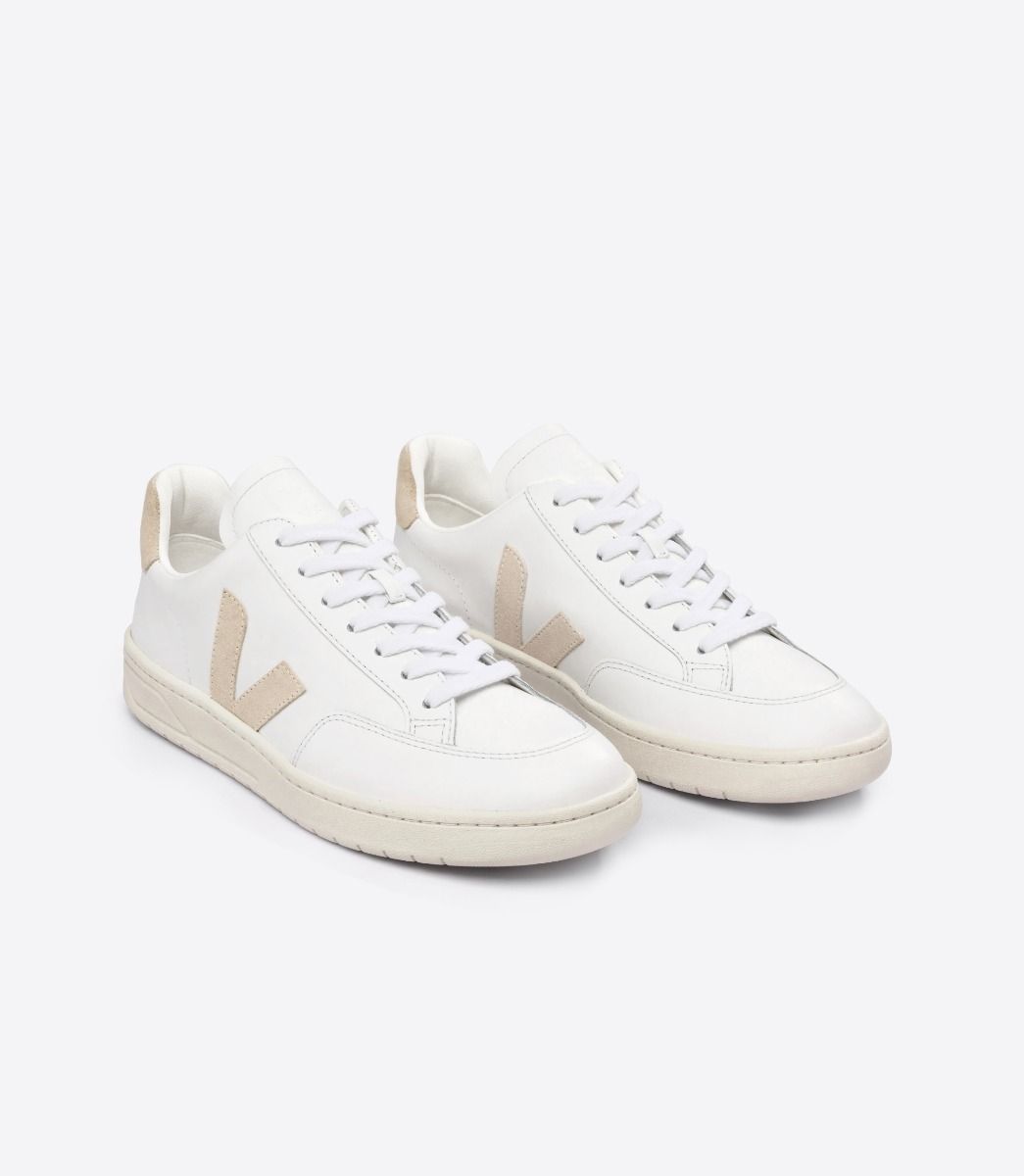 VEJA V-12 LEATHER WHITE SABLE | VJ24582