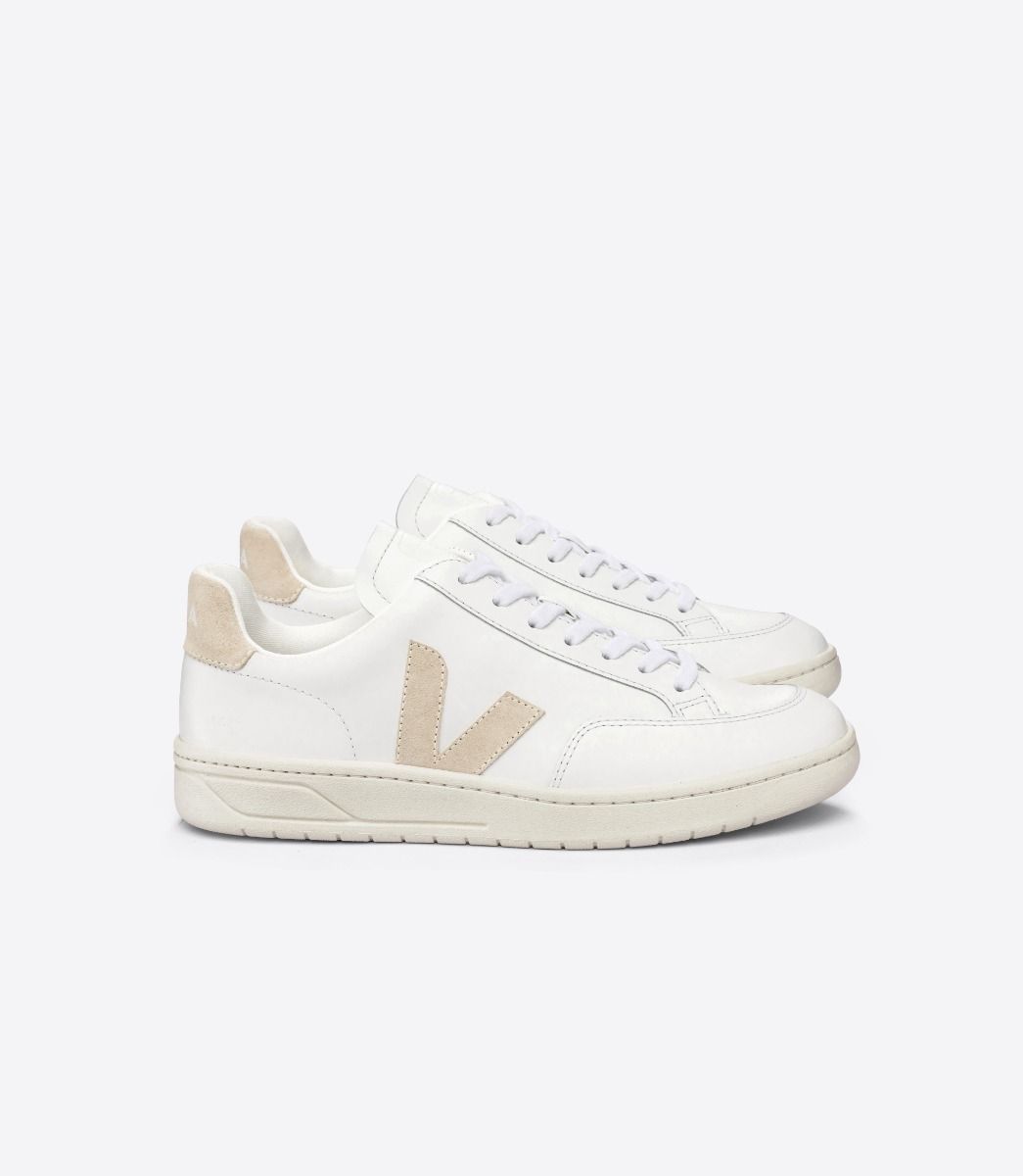 VEJA V-12 LEATHER WHITE SABLE | VJ24582