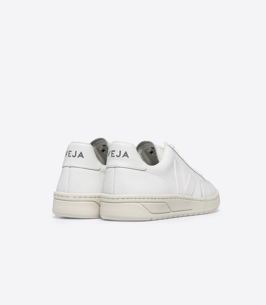 VEJA V-12 LEATHER WHITE | VJ24597