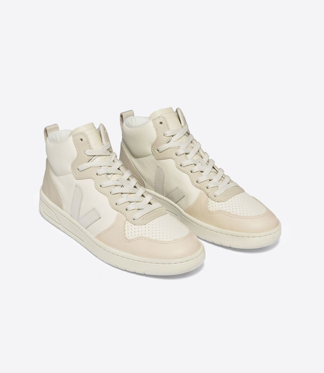 VEJA V-15 LEATHER CASHEW PIERRE MULTICO | VJ24644