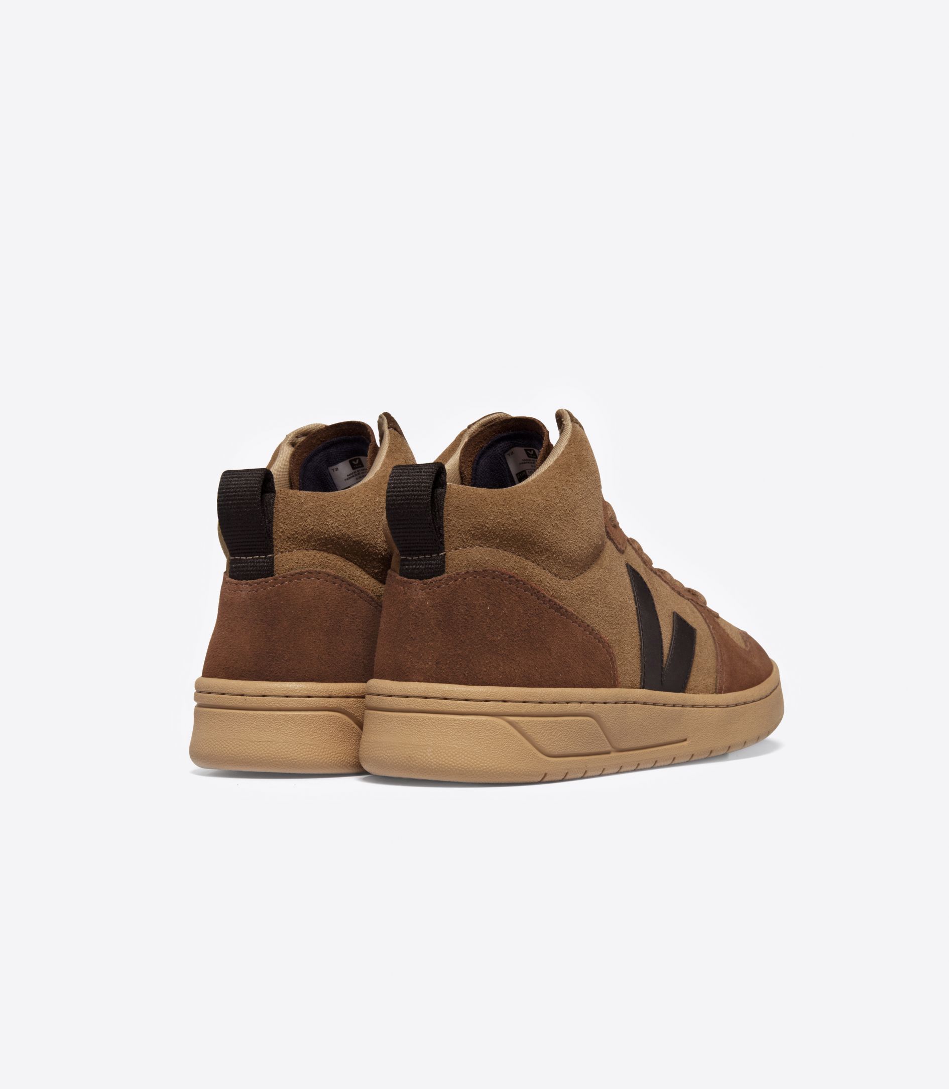 VEJA V-15 SUEDE BROWN BLACK | VJ24642