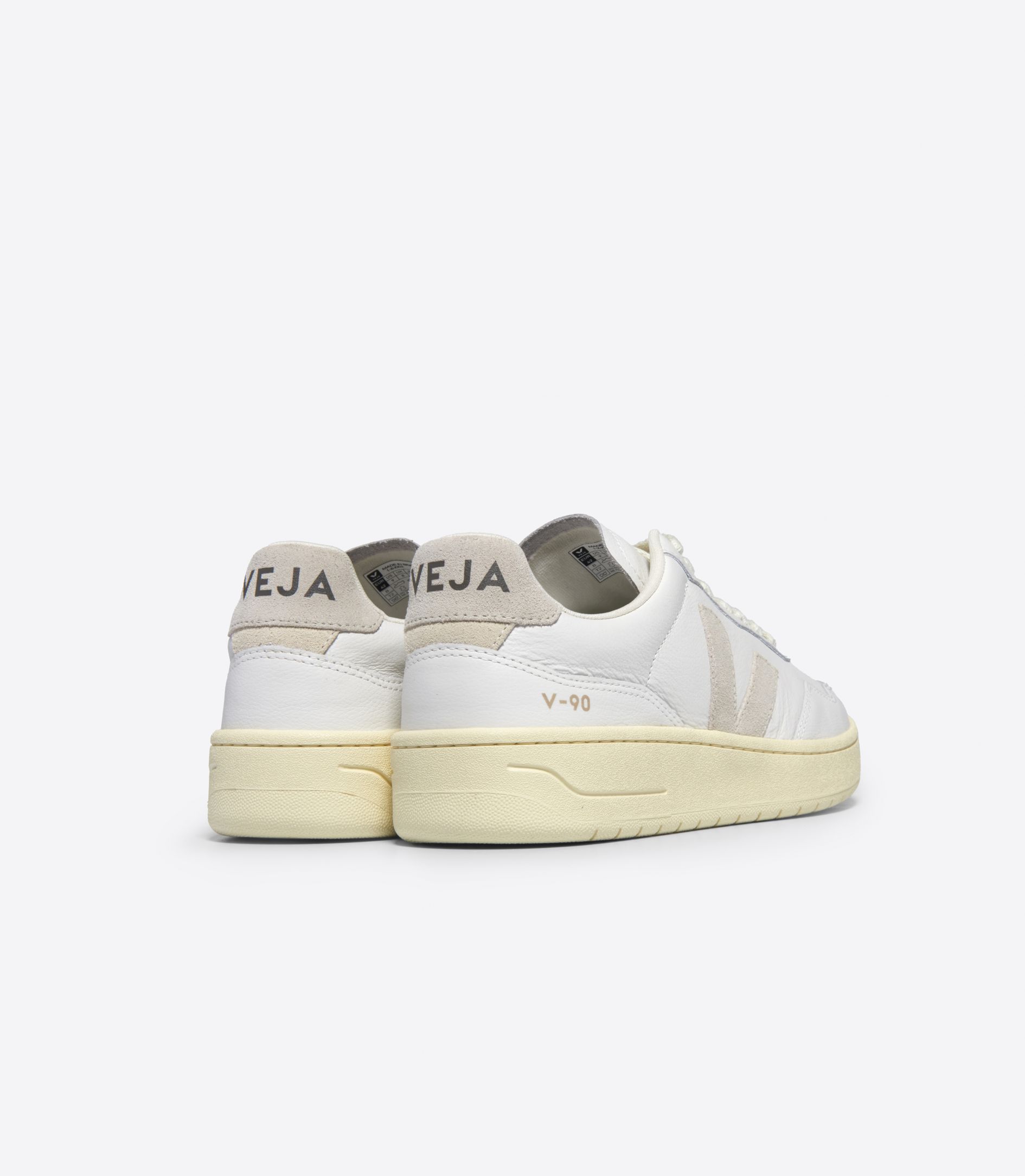 VEJA V-90 LEATHER WHITE NATURAL | VJ24571