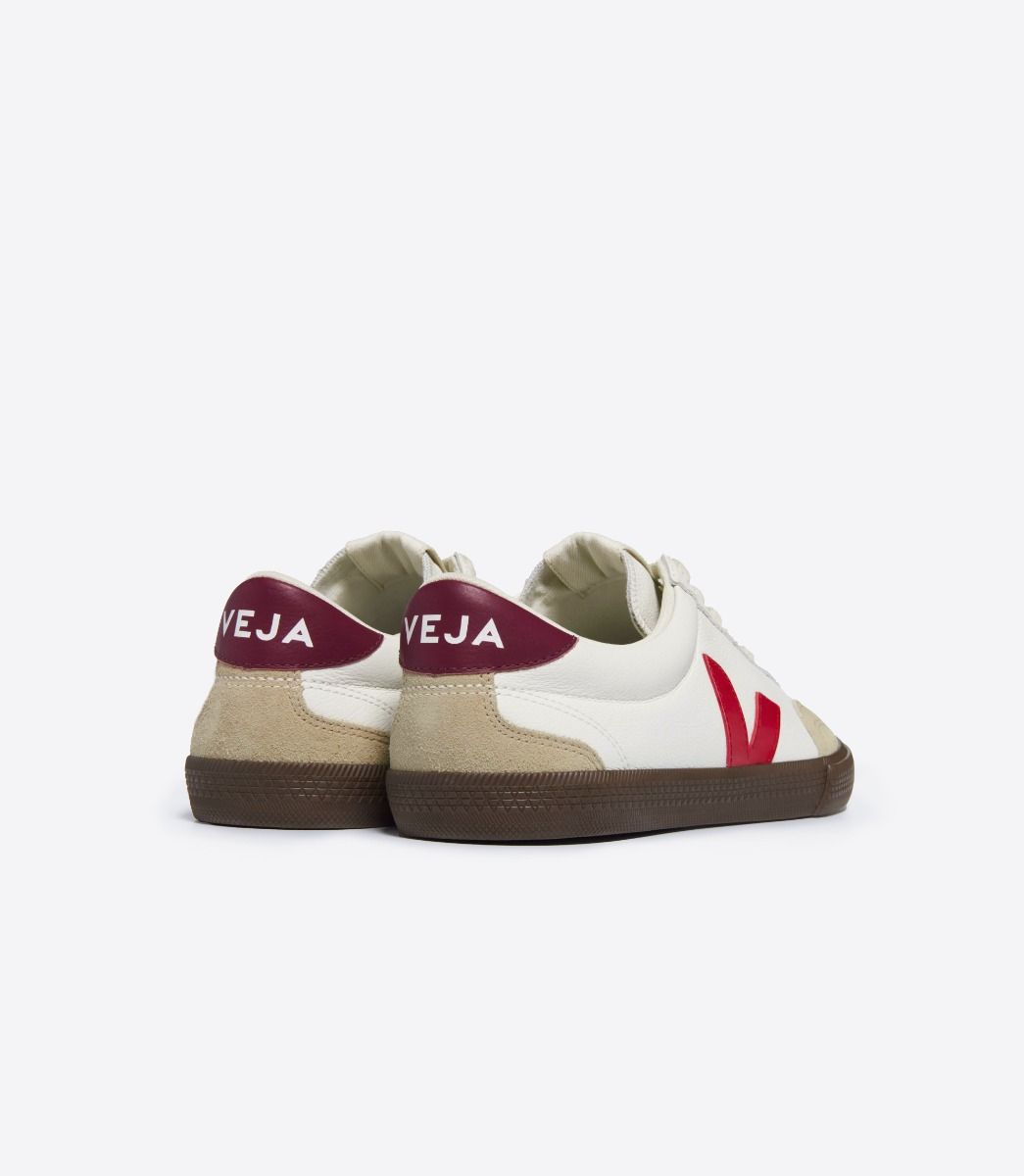 VEJA VOLLEY LEATHER WHITE PEKIN BARK | VJ24178